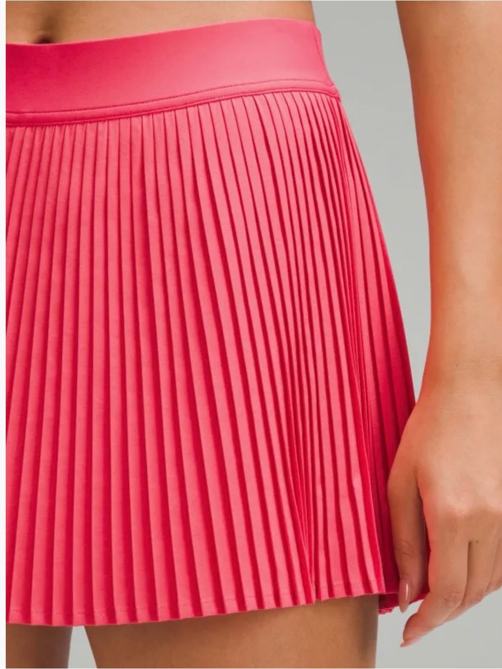 Lululemon Varsity High-Rise Pleated Tennis Skirt LW8AJYS Glaze Pink Size 8